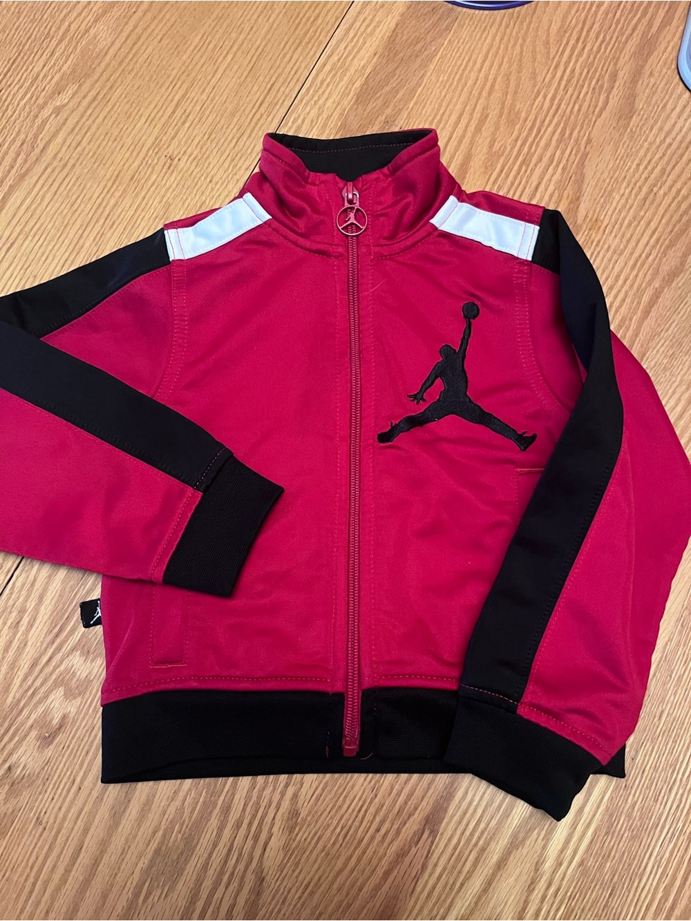 Jordan Red & Black Kids Track Jacket 2T